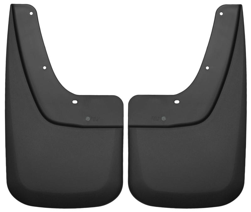 GMC Sierra 1500 Mud Guards - Rear - Husky Liners - Custom - Black - 2014